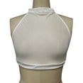 thumbnail image 3 of BOOMILK Women Sheer Mesh Tops See-Through Backless Halter Crop Tops Plus Size Underwear, 3 of 7