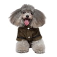 thumbnail image 4 of Albornoz para perros Pijama con capucha gruesa y suave de lujo para invierno Toalla de baño para perros de secado rápido y súper absorbente Pijama suave para mascotas para perros, perros y, 4 of 5