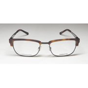 Claiborne 247 Full Rim Rectangular Brown Havana Eyeglasses