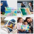 thumbnail image 5 of Children-Friendly Case for iPad 9.7" 6th Gen 2018, iPad Pro 9.7" Cover with Pencil Holder, Allytech Rugged Hard PC + TPU Kidsproof Hybrid Protection Pen Slot Case for iPad 6 2018, Colorful Green+Beige, 5 of 7