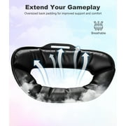 QQV Head Strap for Oculus Meta Quest 3/Quest 3S/2, VR Headset Accessories Strap with Double Knobs Adjustable Elite Headstrap
