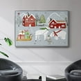 thumbnail image 2 of Stars and Snowflakes Collection A - Framed Gallery Wrapped Holiday Canvas - 17 x 25 - Silver Frame, 2 of 9