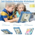 thumbnail image 5 of TECH CIRCLE Bumper Case for Samsung Galaxy Tab A 8.0 (SM-T290) Tablet 8" 2019 Version, Shockproof Protective Cute Kids Case with Screen Protector & Hand Strap & Kickstand & Shoulder Strap, Blue, 5 of 7