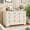 White, variant on Dresser for Bedroom with 6 Drawers, 47.2'' Wide Chest of Large Decorative Drawer Front with Large Clothes Storage Cabinet, Wood Bedroom Dresser, TV Stand for Nursery, Living Room, White