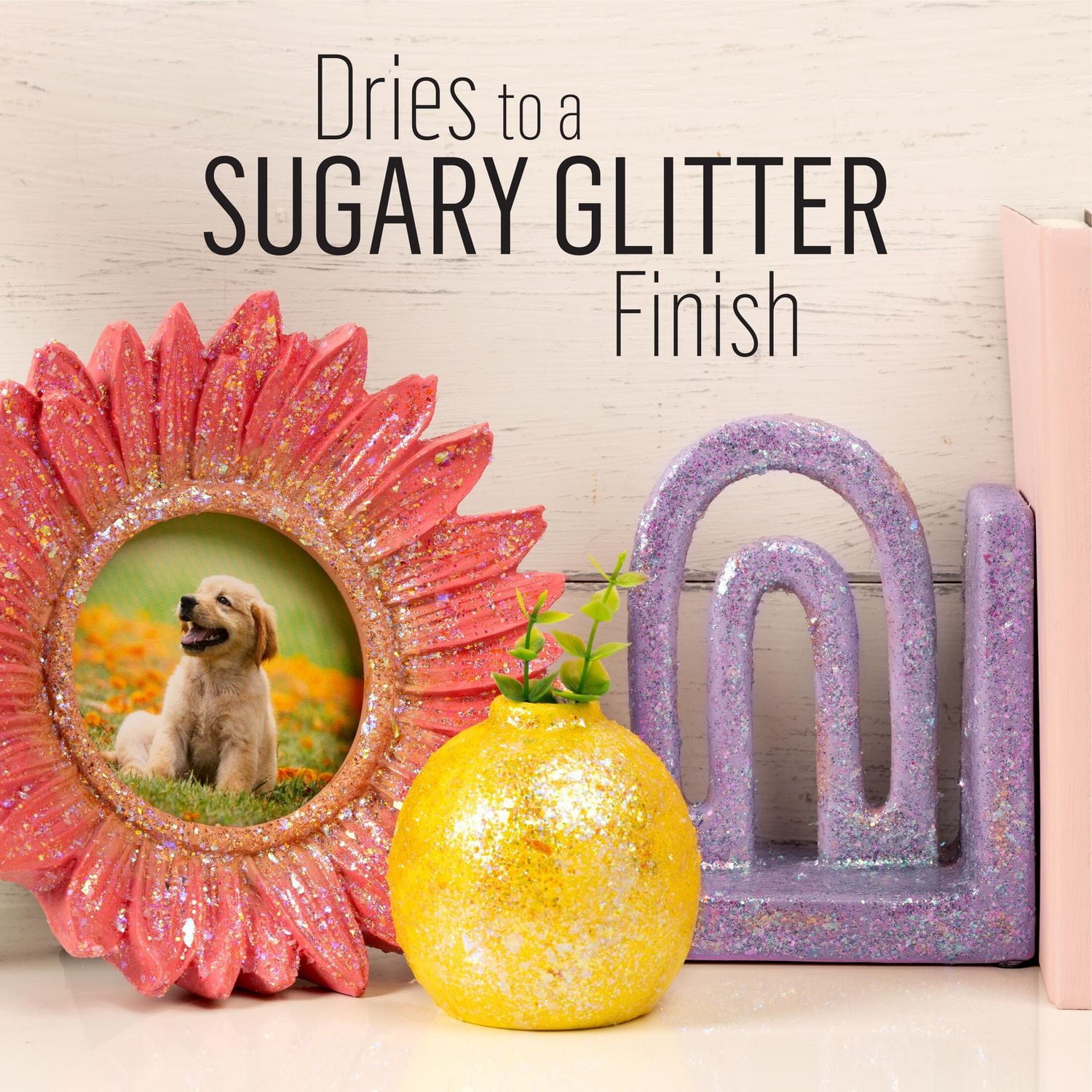 Peinture acrylique Glitterific FolkArt Argent FolkArt Peinture Scintillante