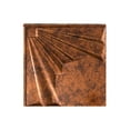 thumbnail image 1 of Fasade Easy Installation Art Deco Moonstone Copper Glue Up Ceiling Tile/ Ceiling Panel (12" X 12" Sample), 1 of 4