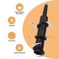 thumbnail image 5 of Blender 6 Blade Replacement for 72oz Pitcher BL660 BL681A Mixer, 5 of 5