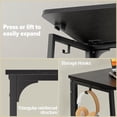 thumbnail image 4 of Small Foldable Computer Desk Writing Study Desk Easy Assembly Space-Saving Foldable Laptop Table Writing Workstation for Home Office, 4 of 5