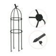 thumbnail image 4 of Unique Bargains Plastic Plant Support Cage Bird Shape Climbing Trellis Black, 4 of 5