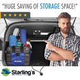 thumbnail image 4 of Car Trunk Organizer - Durable Storage SUV Cargo Organizer Adjustable, Blue, 4 of 8