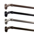thumbnail image 2 of Contemporary Home Living 84-Inch Black Piped Blackout Curtain Rod Home Decor, 2 of 2