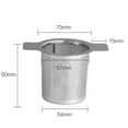 thumbnail image 2 of Stainless Steel Tea Infuser Strainer Filter Steeper for Teapot Kettle Loose Leaf Grain Tea Cups Mugs Pots, 2 of 10