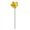 Yellow, variant on QIUXUJ - 28cm Tall Matte Yellow Handmade Ceramic Everlasting Flower Decor with Metal Stem, Permanent Floral Vase Filler, Year-Round Tabletop & Interior Home Accent Ornament (E)