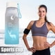 thumbnail image 2 of Hugtrwg Botella Deportiva 500 Ml Portátil Esmerilado Degradado (azul), 2 of 7