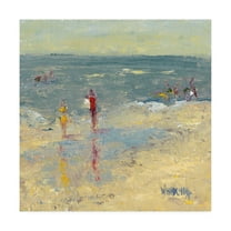 Trademark Fine Art 'Impasto Beach Day I' Canvas Art by Marilyn Wendling
