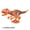 JM157, variant on Jurassic Dinosaur World Building Blocks Kit, DIY Model Figures of T-Rex, Triceratops, Brutal Raptor and Velociraptor, Kids Dino Assembly Brick Toys