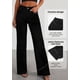 thumbnail image 2 of Pantalones PRETTYGARDEN de Pierna Ancha, Tiro Alto, Elásticos, Negros, 2 of 3