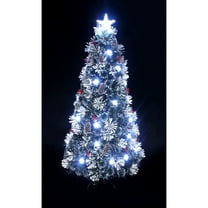 Hi-Line Gift Ltd. Christmas Tree Fiber Optic Green with Cones & Berries