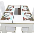 thumbnail image 4 of Ryvnso Placemats Set of 4 Mushroom House Dining Mats Heat-Resistant Non-Slip Washable Table Mat, 4 of 8