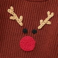 thumbnail image 6 of gcong Boys Christmas Knit Sweater Long Sleeve Warm Coat Jacket Outwear for Toddler Kids, 6 of 9