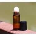 thumbnail image 3 of Empty 2 Pcs Brown 50ml Glass Roller Bottles Large Refillable Deodorant Bottle Containers Rollerball For Fragrance, 3 of 8