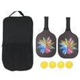 thumbnail image 2 of Paletas De Pickleball De Fibra De Carbono, Paletas De Pickleball Ligeras Y Portátiles Resistentes A Caídas Para Patio Escolar, 2 of 7