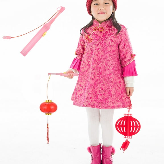 Supvox 10pcs Led Walking Stick For Year Decoration Durable Handle Warm Light Fun Party Accessories