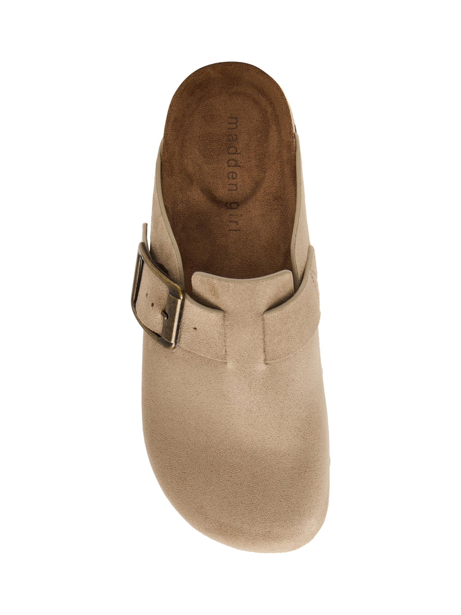 Madden Girl Women's Luna Faux Suede Platform Clogs