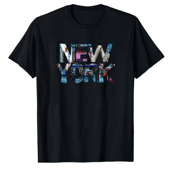 AALJY New York Tourist NYC USA I Love NY Hip Hop Gift Women Men T-Shirt