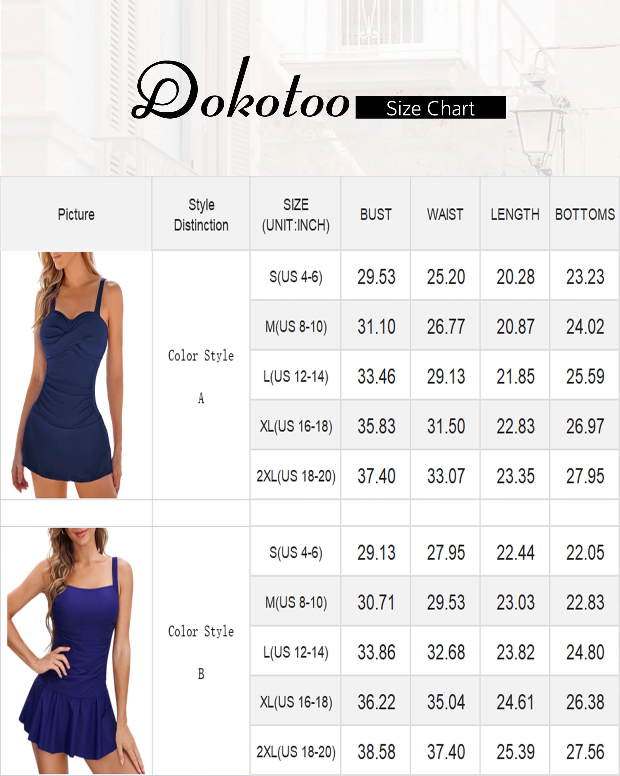 Dokotoo Women'S Pink Blue 1/2 Zipper Front Long Sleeve Tankini Swimsuit  Color Block Print Swim Top Size Small Us 4-6