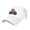White, variant on East Central University Sandwich Cap Unisex Classic Baseball Capunisex Adjustable Casquette Dad Hat