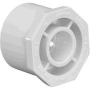 Charlotte Pipe & Foundry 4006961 4 x 3 in. PVC Pipe Reducer Bushing, Schedule 40 - White