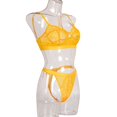 thumbnail image 1 of 2Pcs Lace Hot Underwear Set Bra Underpant Gift for Women, 1 of 7