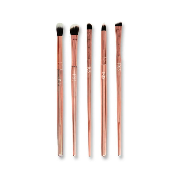 Iris Cosmetics Luminous Eye Brush Set (5 Pcs) - Golden