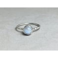 thumbnail image 5 of Heaven Crafts Tiny Rainbow Moonstone Ring Sterling Silver 925 Everyday Wear Ring For Women, 5 of 5