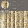 thumbnail image 6 of VHC Brands Dorset Curtain Panels, Floral, Gold, 96x50, Set of 2, 6 of 11