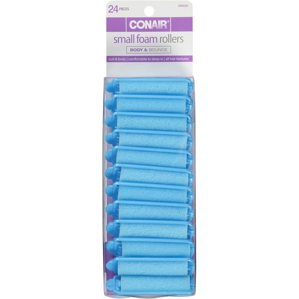 Conair Body & Bounce Small Foam Rollers, 24 count