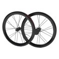 thumbnail image 4 of Juego de ruedas de bicicleta de montaña de aleación de aluminio, juego de ruedas de bicicleta plegable de 16 pulgadas, 11 velocidades delanteras, 2 traseras, 4 rodamientos, color negro, 4 of 10