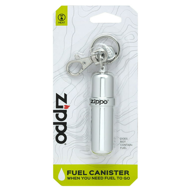 Zippo Fuel Canister with Key Ring, High Polished Silver, 121503, New In Box  – Suncoast Golf Center & Academy