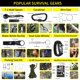 thumbnail image 5 of Kit de supervivencia, 160 piezas de suministros de emergencia, accesorios para acampar con bolsa Molle mejorada, regalos para hombres, aventuras al aire libre, camping, senderismo, caza (verde), 5 of 5