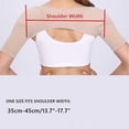 thumbnail image 3 of Double Shoulder Support Upper Back Brace Stability Compression Sleeve Wrap Rotator Cuff Shoulder Chronic Tendonitis Pain Relief, 3 of 4