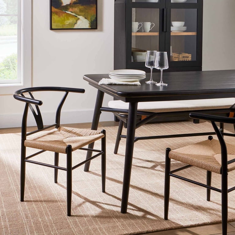 Better Homes & Gardens Springwood Wishbone Dining Chairs, 2-Pack photo 1