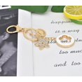 thumbnail image 3 of 2 Pcs Keychains for Women, Charm Flower Crystal Rhinestone Car Key Chain Sparkling Key Ring Pendant for Purse , Handbag Bag Decoration, 3 of 6
