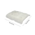 thumbnail image 4 of AYktou Sheepskin Rugs 15.74x15.74in Soft White Fluffy Rugs Chair Couch Cover Fuzzy Rugs for Bedroom Floor Sofa Living Room, 4 of 6