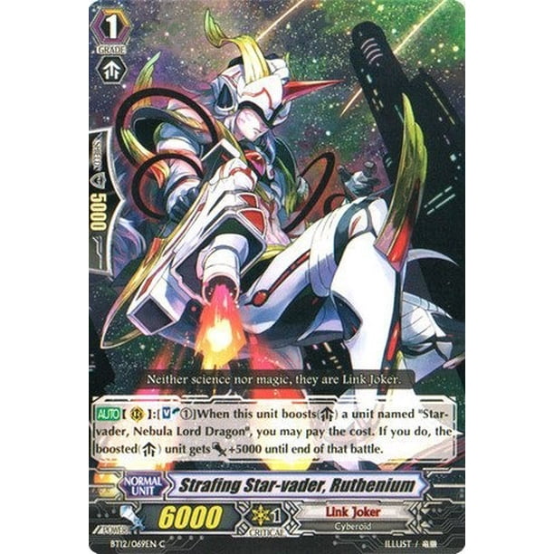 Strafing Star Vader Ruthenium Bt12 069en C By Cardfight