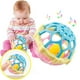 thumbnail image 1 of Pelota sensorial de goma suave para niños | Juguete táctil rosa para el desarrollo de la motricidad fina | Pelota texturizada, estirable y apretable para la coordinación ojo-mano, 1 of 5