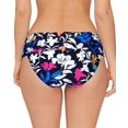 thumbnail image 2 of Island Escape Womens Floral Print Fold-Over Swim Bottom Separates, 2 of 3