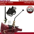 thumbnail image 1 of American Shifter  TH350 Shifter Kit Black 12 in. E Brake Trim Kit for F15BA, 1 of 1