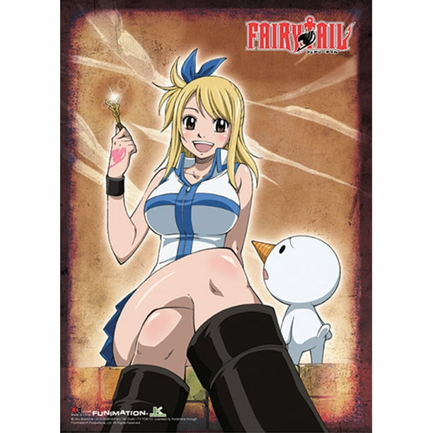 Parchemin Mural - Fairy Tail - Nouvelle Affiche Lucy & Plue sous Licence ge60064