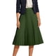 thumbnail image 1 of Falda midi plisada para mujer: falda informal de gasa, cintura alta, estilo versátil, perfecta para las salidas de verano., 1 of 4